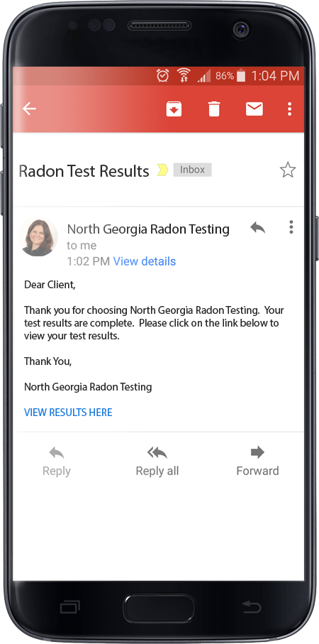 Radon Testing Results